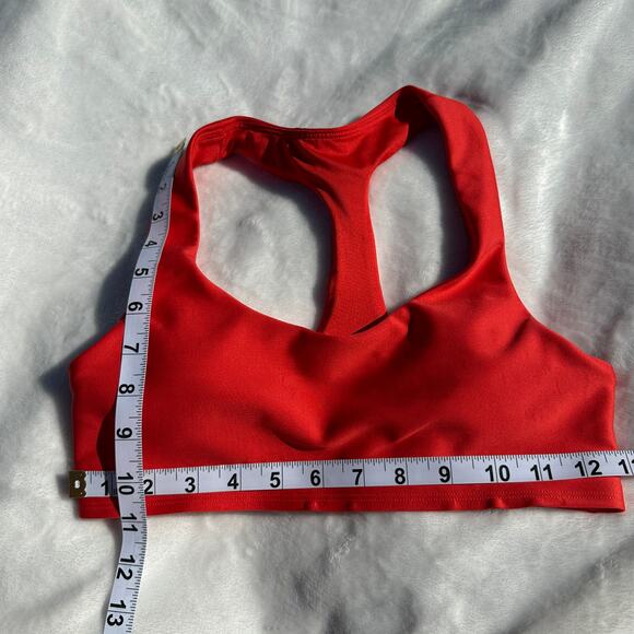 Alo Yoga 7/8 Airlift Leggings Red Hot Summer Sz XS Advantage Racerback Bra Sz S - Picture 5 of 16